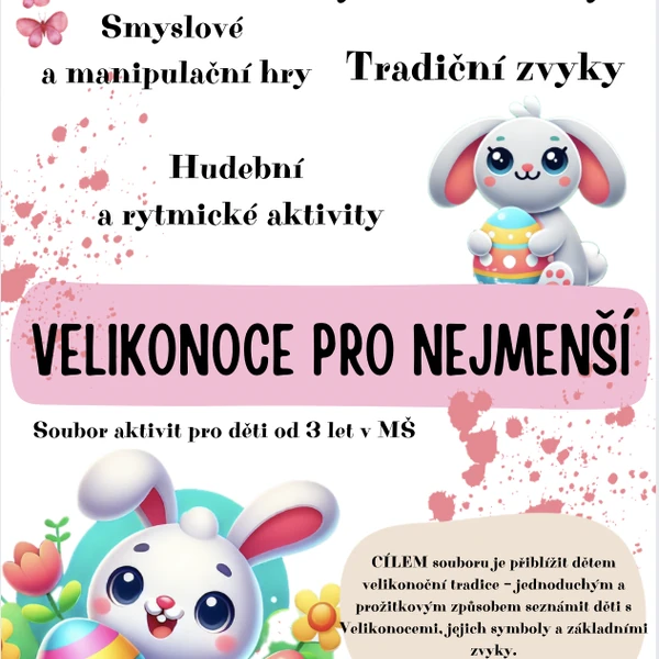 VELIKONOCE - aktivity, tradice (pro nejmenší)