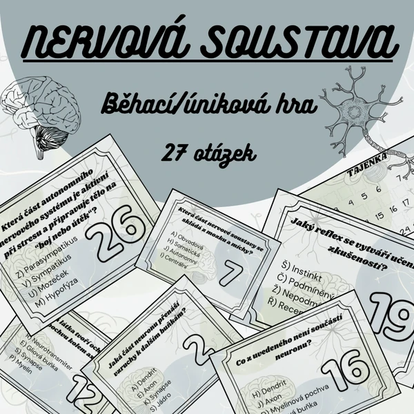Nervová soustava - běhací hra