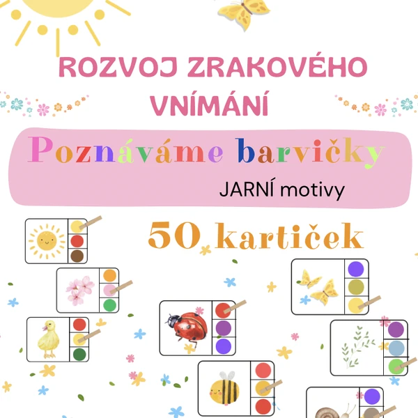 Zrakové vnímání – Jaro, barvy