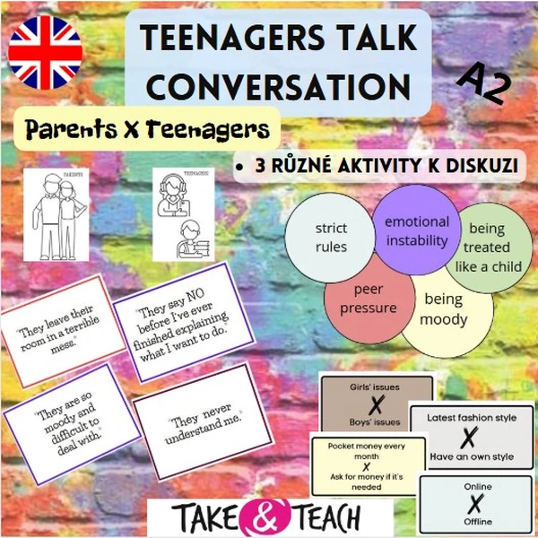 TEENAGERS´ TALK - Konverzace-conversation