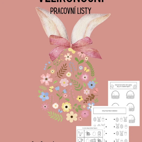 Velikonoční pracovní listy - MŠ