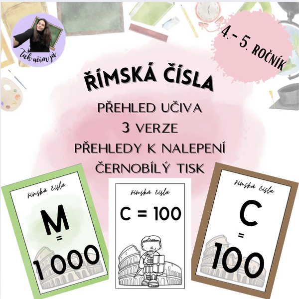 Římská čísla- přehled