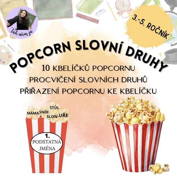 Popcorn slovní druhy