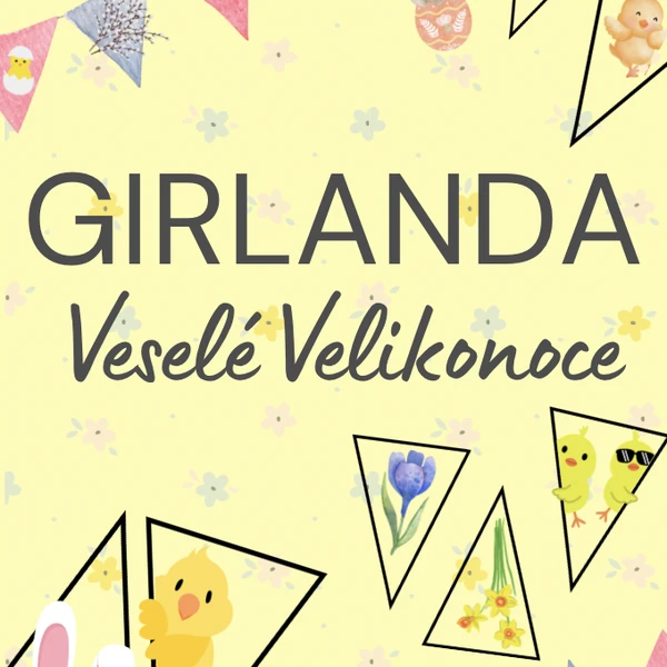 Girlanda- Velikonoce 