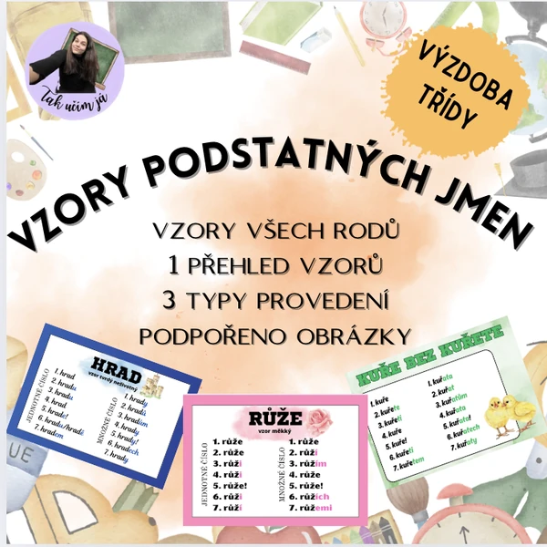 Vzory podstatných jmen