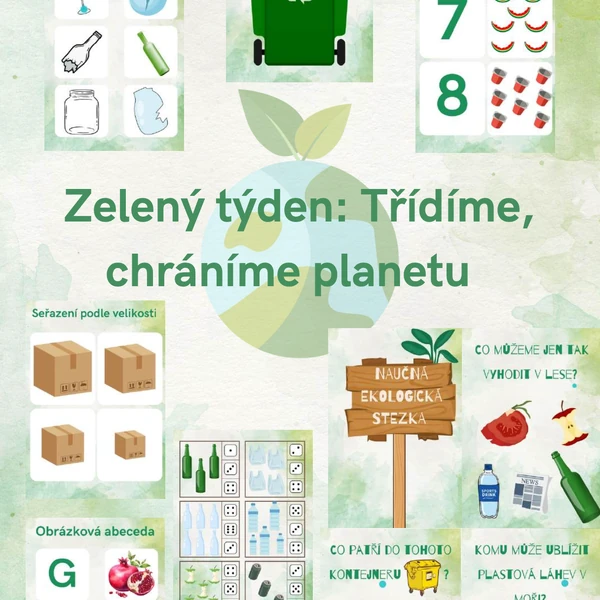 ♻️ ZELENÝ TÝDEN: TŘÍDÍME, CHRÁNÍME PLANETU 🌎