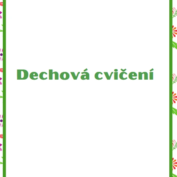 Dechová cvičení