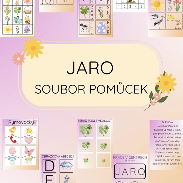 🌱🌷 VELKÝ JARNÍ SOUBOR POMŮCEK 🌿🌼