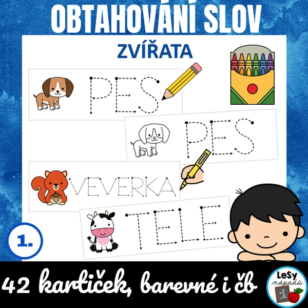 Obtahování slov - zvířata