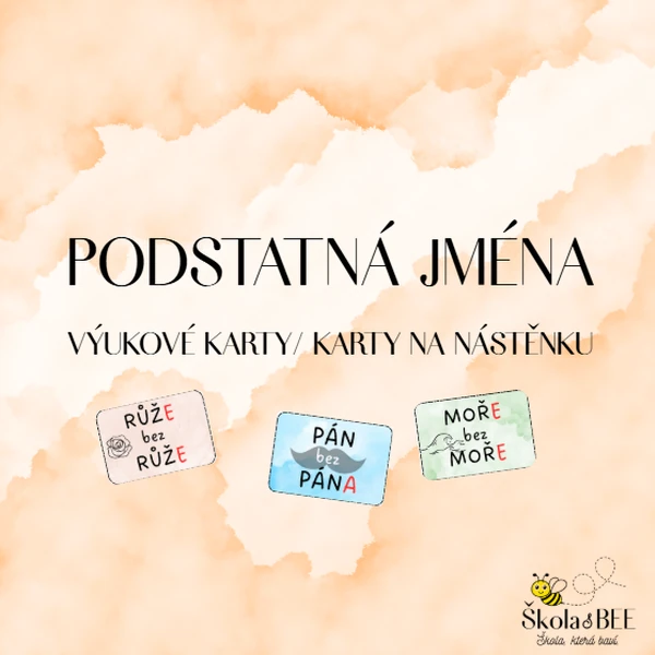 Podstatná jména - přehled
