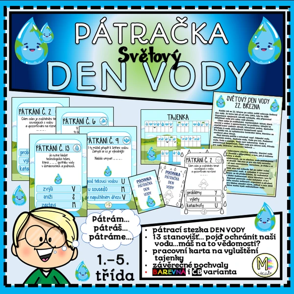 PÁTRAČKA- SVĚTOVÝ DEN VODY