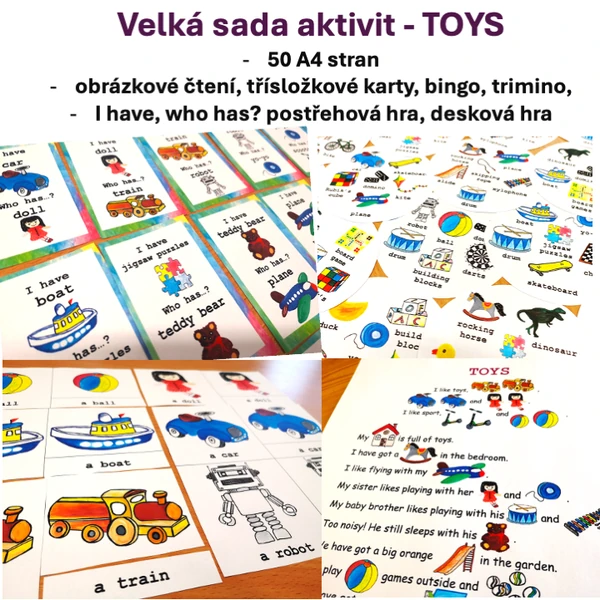 TOYS - velká sada aktivit