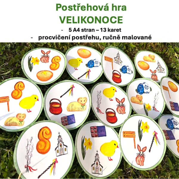 Postřehová hra - Velikonoce
