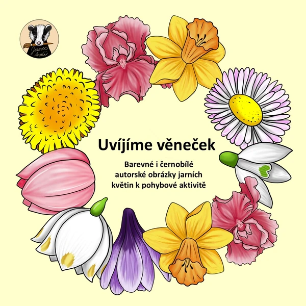 Uvíjíme věneček - obrázky k pohybové aktivitě