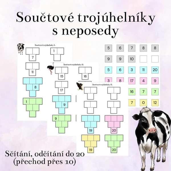 Součtové trojúhelníky s neposedy