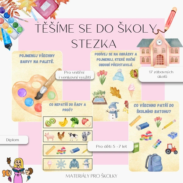 Těšíme se do školy - stezka