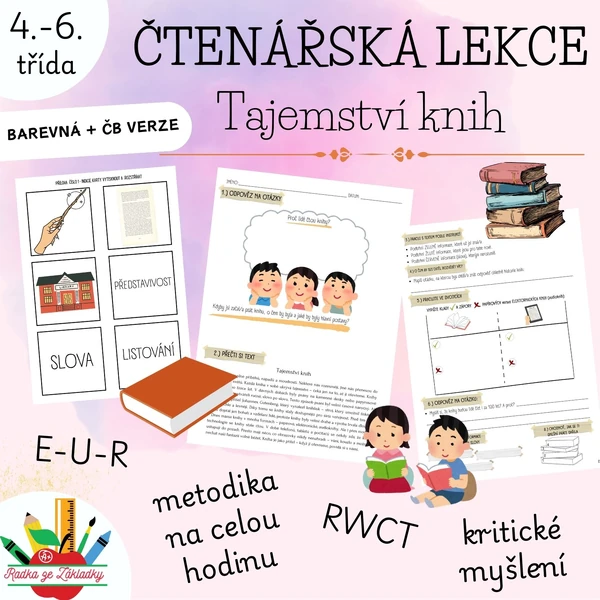 Tajemství knih - čtenářská lekce