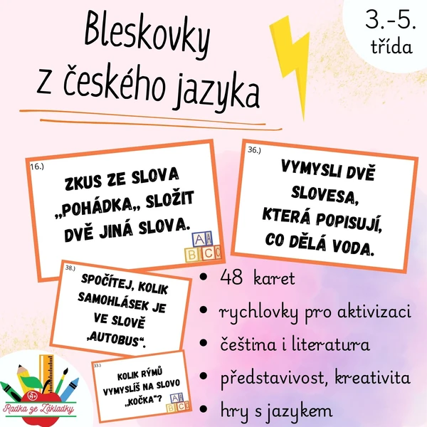 Bleskovky z českého jazyka