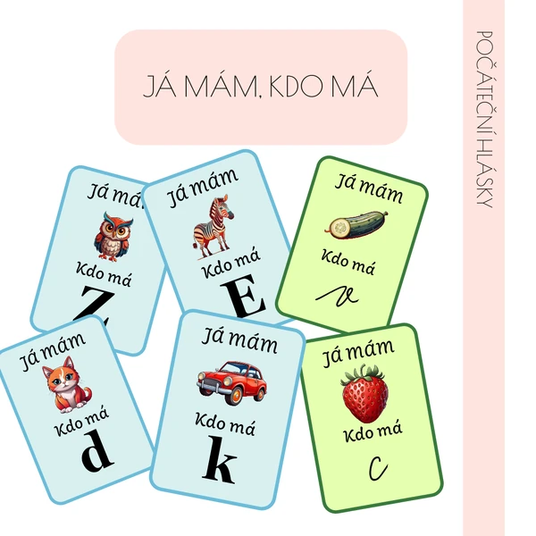 Já mám, kdo má - počáteční hlásky 