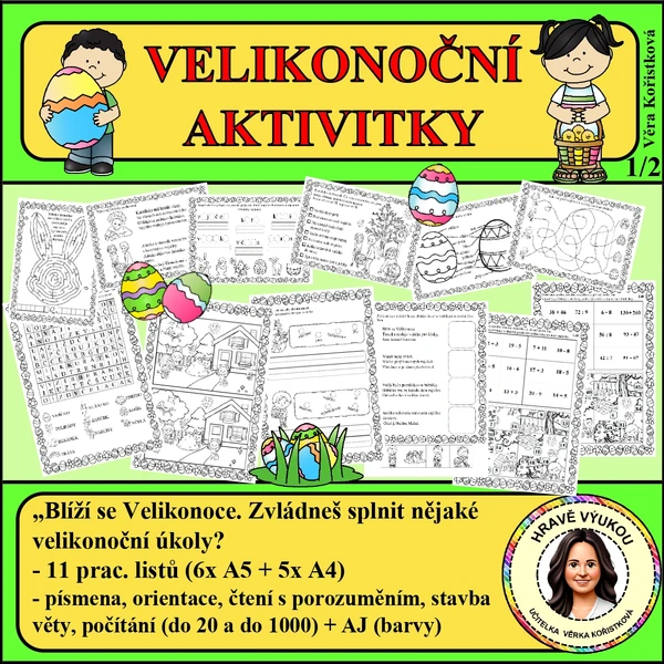  VELIKONOČNÍ AKTIVITKY – 1. a 2.tř.