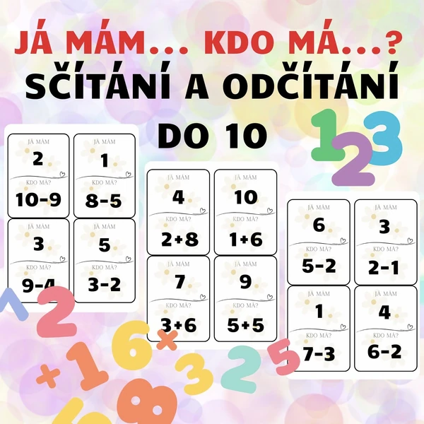 Já mám. Kdo má? Sčítání a odčítání do 10