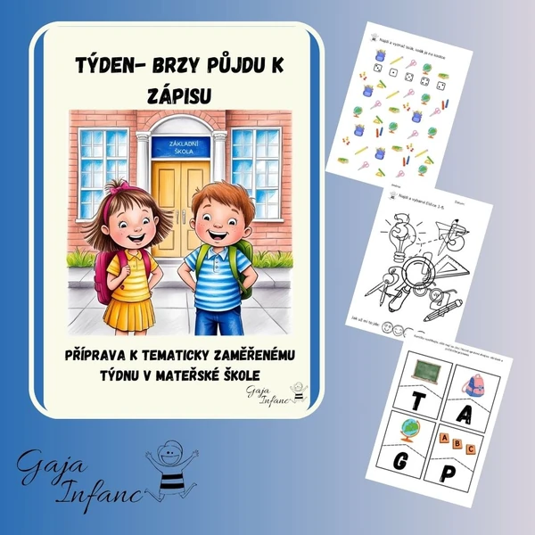 🎒 Týden – Brzy půjdu k zápisu 📚