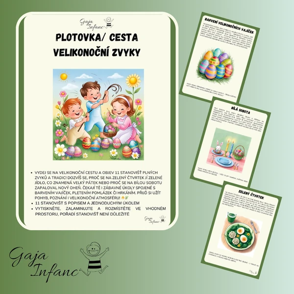 🌸🐣 Velikonoční plotovka/stezka – Objevte kouzlo velikonočních tradic! 🐇🌿