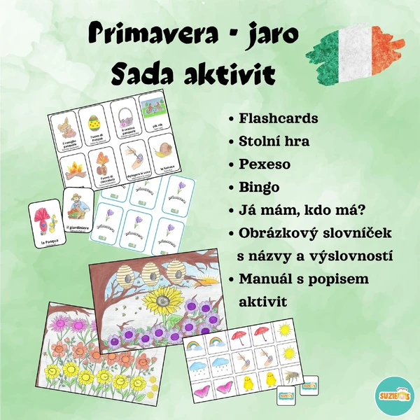 Sada aktivit jaro - primavera