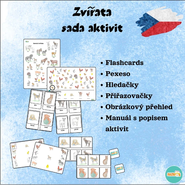 Sada aktivit - domácí zvířata