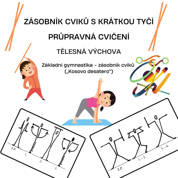 Zásobník cviků s krátkou tyčí