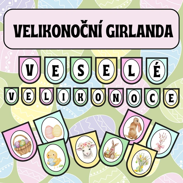 Velikonoční girlanda