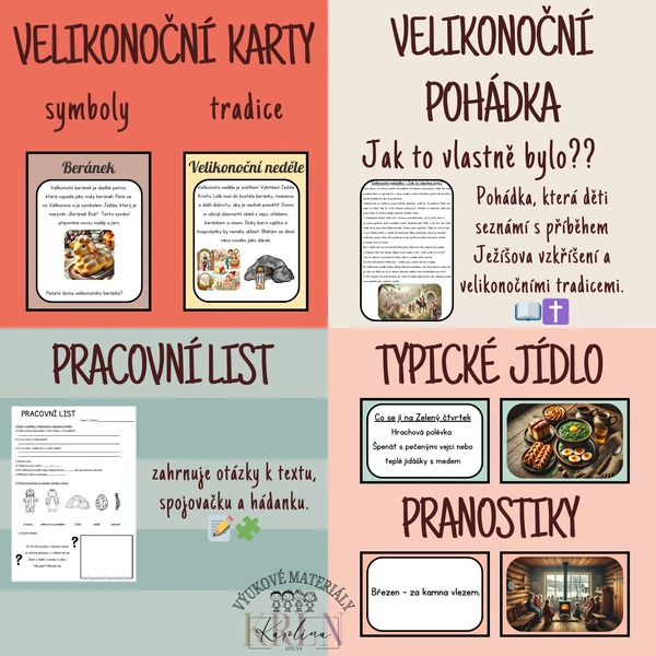 VELIKONOČNÍ KARTY