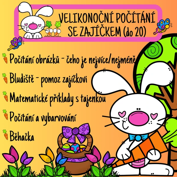 VELIKONOČNÍ POČÍTÁNÍ DO 20
