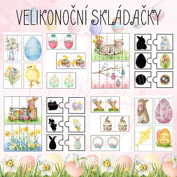 VELIKONOČNÍ SKLÁDAČKY