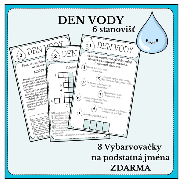 DEN VODY - STANOVIŠTĚ S TAJENKOU