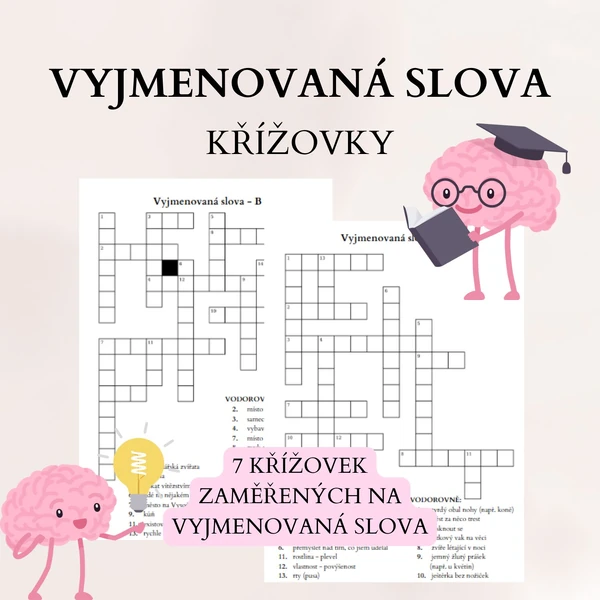 vyjmenovaná slova - křížovky