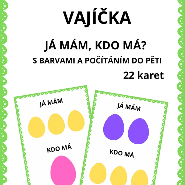 Velikonoční vajíčka - Já mám, kdo má?