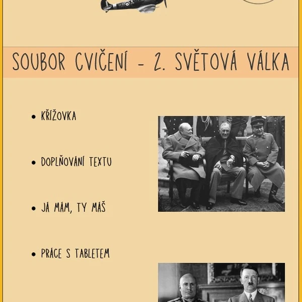 Soubor cvičení - 2. světová válka