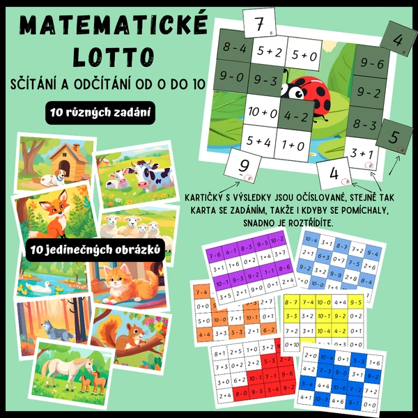 Matematické lotto 0-10