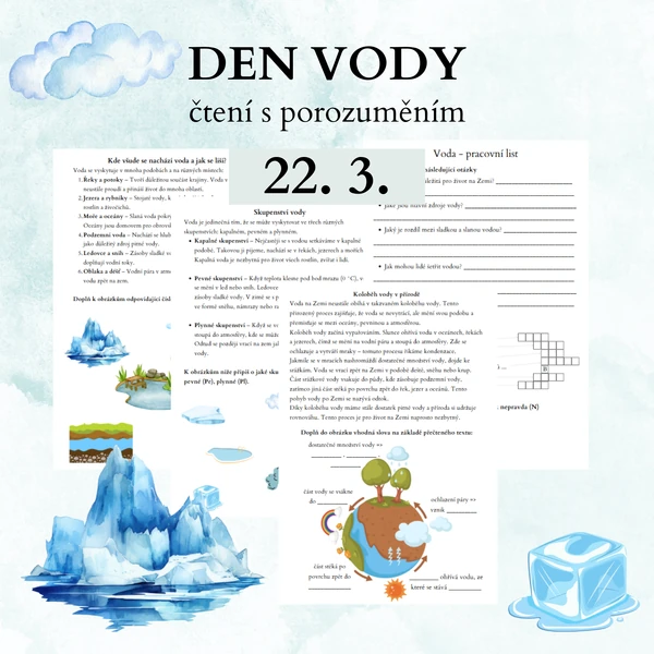 Den vody - čtení s porozuměním 