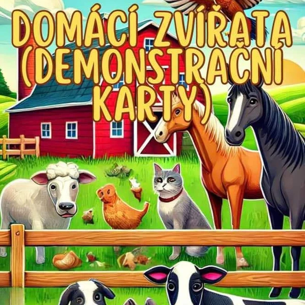 Domácí zvířata - demonstrační karty 