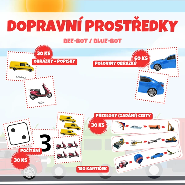 DOPRAVNÍ PROSTŘEDKY - Bee-Bot / Blue-Bot