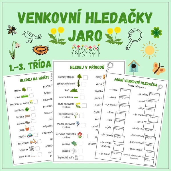 Venkovní hledačky JARO