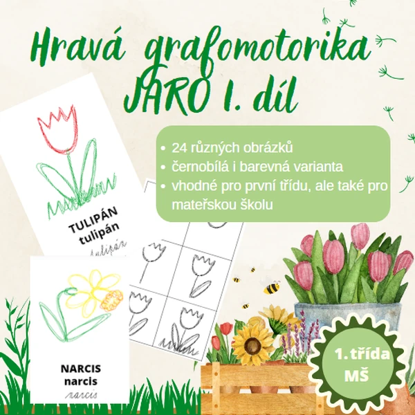 Hravá grafomotorika - Jaro 1. díl