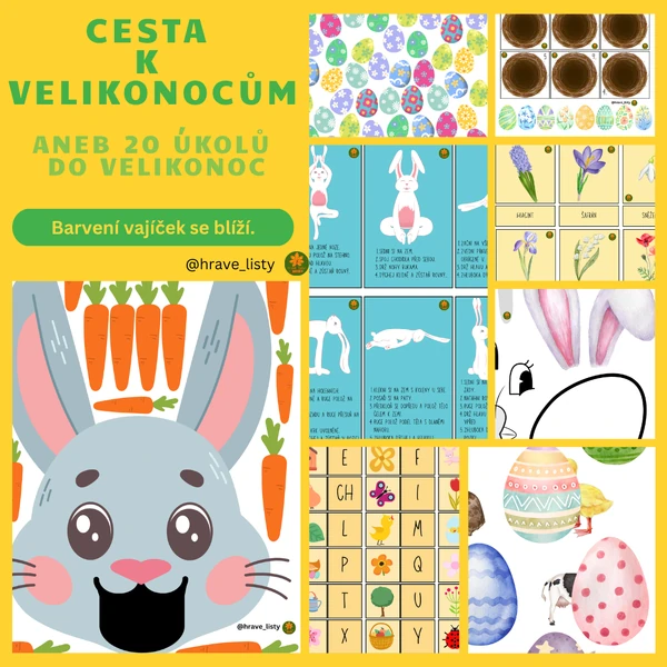 Cesta k Velikonocům, aneb 20 úkolů do Velikonoc