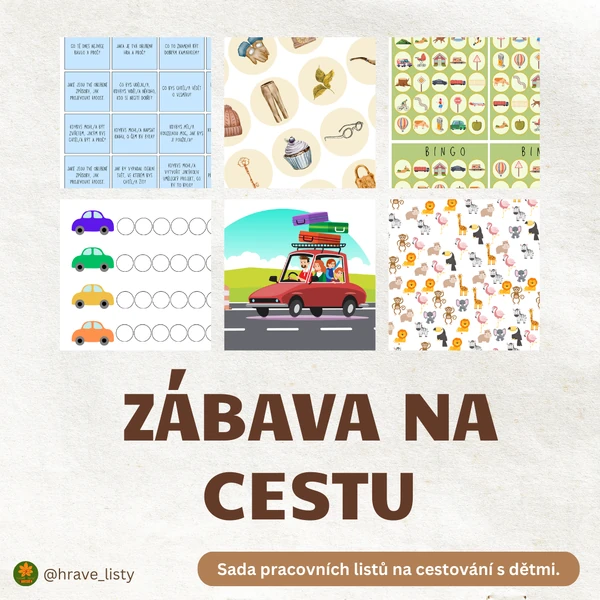 Zábava na cestování s dětmi
