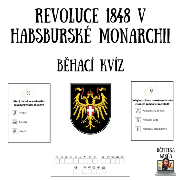 Běhací kvíz - Revoluce 1848 v Habsburské monarchii