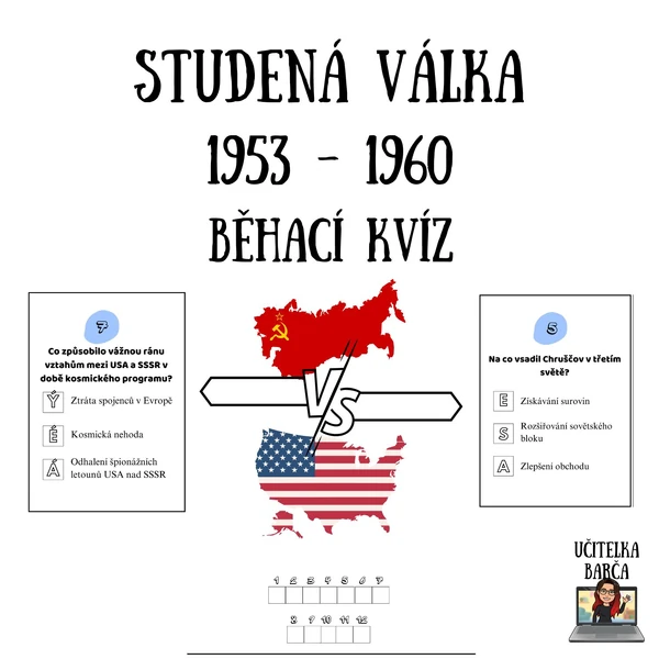 Běhací kvíz - Studená válka 1953-1960