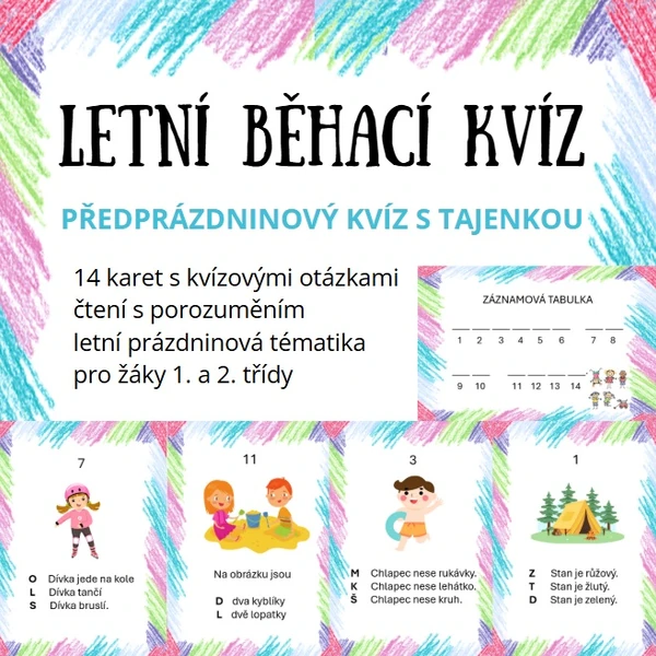 Letní předprázdninová stezka pro prvňáčky