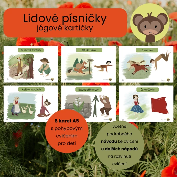Jogové kartičky - lidové písničky